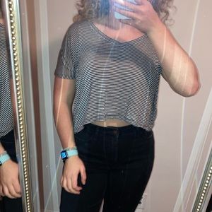 Striped Crop Top